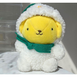 Pompompurin Snowman Vintage Sanrio 1999 Plush Dollตุ๊กตาปอมปอมปุริน