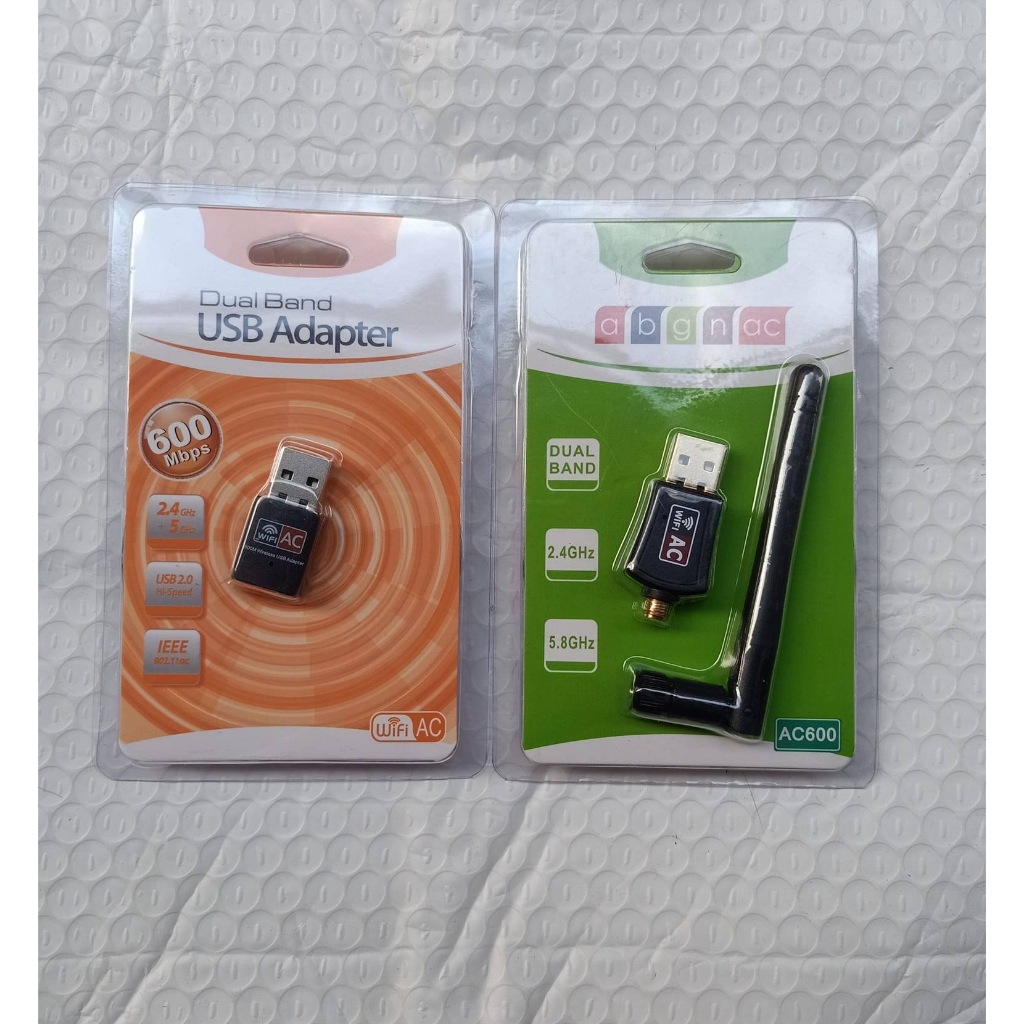 ส่งจากไทย-usb-wifi-ไวฟาย-600mbps-dual-band-usb-adapter-ไม่มีเสา-และ-รุ่นมีเสา