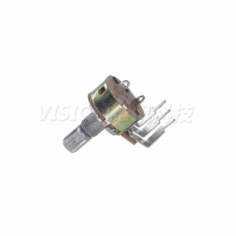 VR WH148 Angled Linear Potentiometer with Switch Shaft 15mm 3 Pin ตัว ...