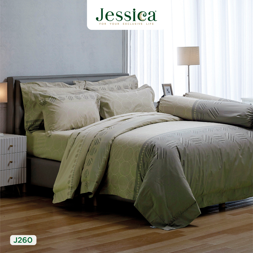 Jessica Cotton Mix J260 ชุดเครื่องนอน ผ้าปูที่นอน ผ้าห่มนวม เจสสิก้า ...