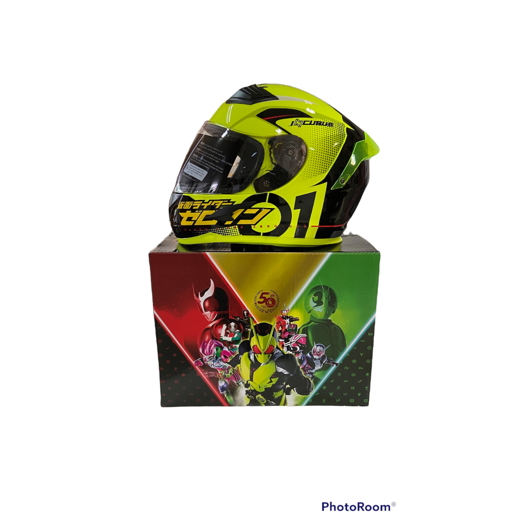 หมวกกันน็อกเต็มใบ H2C แท้ limited edition REIWA MASK RIDER ไอ้มดแดง ...