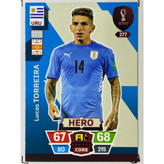 Lucas Torreira การ์ดนักฟุตบอล ฟุตบอลโลก Worldcup 2022 การ์ดสะสม uruguay การ์ดนักเตะ อุรุกวัย