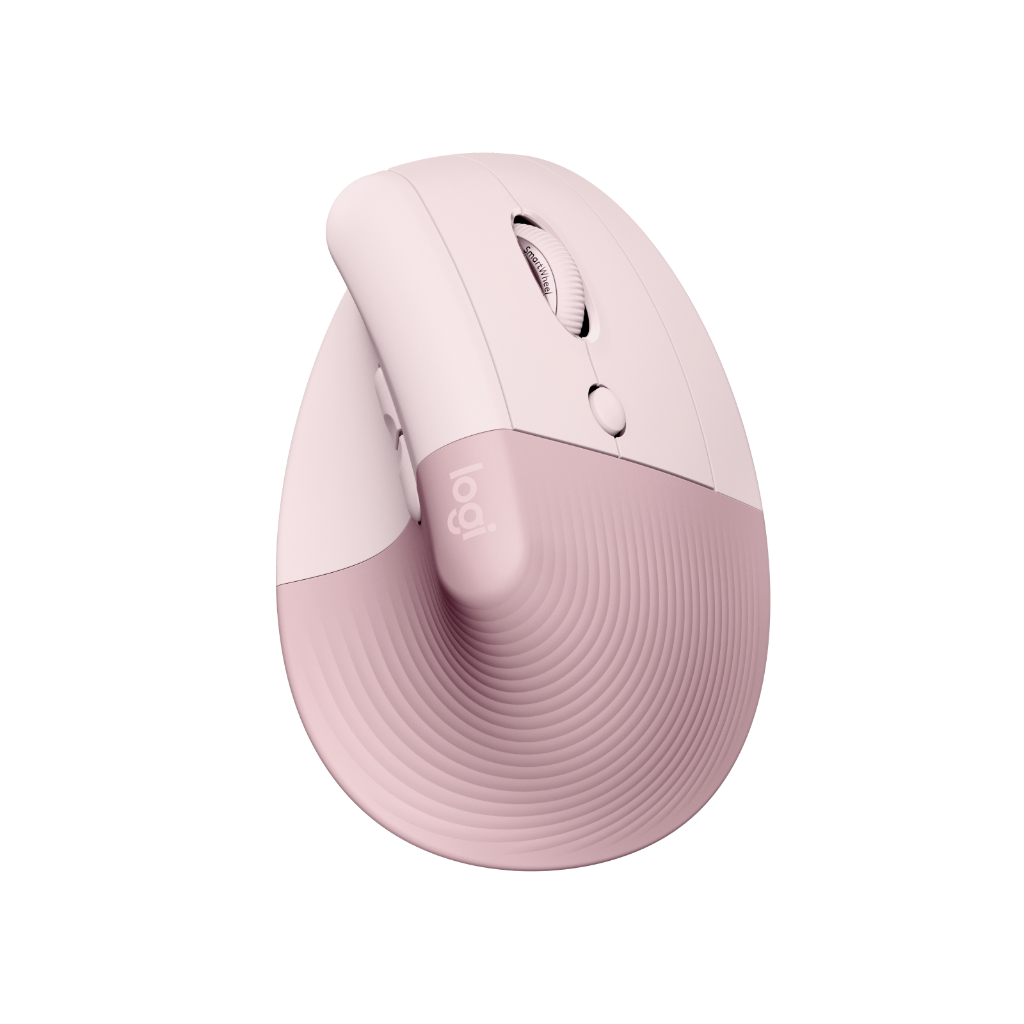 logitech-lift-vertical-ergonomic-mouse-rose-เม้าส์แนวตั้ง-เมาส์เพื่อสุขภาพ-สีชมพู-ของแท้-ประกันศูนย์ไทย-1ปี