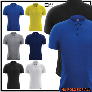 💥ลดโหดเหมือนโกรธใคร!💥 เสื้อโปโล โปโล H3 เอชทรี สปอร์ต รุ่น H3 POLO FOR ALL แท้ 100%