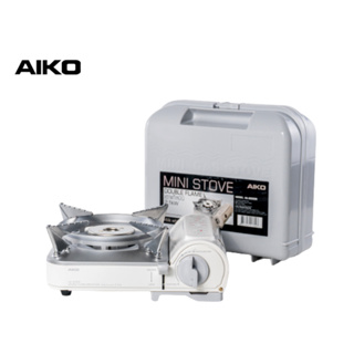 AIKO #AK-8000R สีขาว เตาแก๊สมินิมอล 2.1 kw (ไม่แถมแก๊ส)  ***รับประกัน 1 ปี