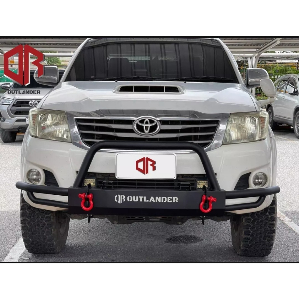 กันชนหน้าร็อกกี้-rocky-front-bumper-กันชนหน้าเหล็ก-outlander4x4-พร้อมห่วงแดงโอเมก้า-1คู่-กันชนหน้าออฟโรด-แถมชุดน็อต