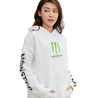 ราคาพิเศษ เสื้อฮูดสีขาว ลายกรงเล็บ  ผ้านุ่ม เนื้อผ้าใส่สบาย