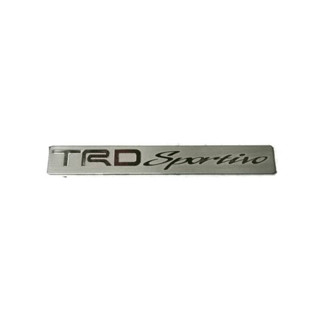 โลโก้ TRD SPORTIVO, TRD เพลทติดสปอยเลอร์ ขนาด 7x1cm สวยๆๆงานดีๆๆ*ราคาถูกสินค้าดีมีคุณภาพ*