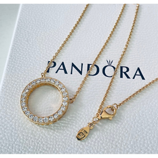 Pandora แท้💯% สร้อยคอ สีทอง New