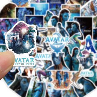 พร้อมส่ง อวตาร: วิถีแห่งสายน้ำ classic movie หนัง Avatar สติกเกอร์ กันน้ำ รูปแบบที่แตกต่างกัน sticker สเก็ตบอร์ด 50ชิ้น