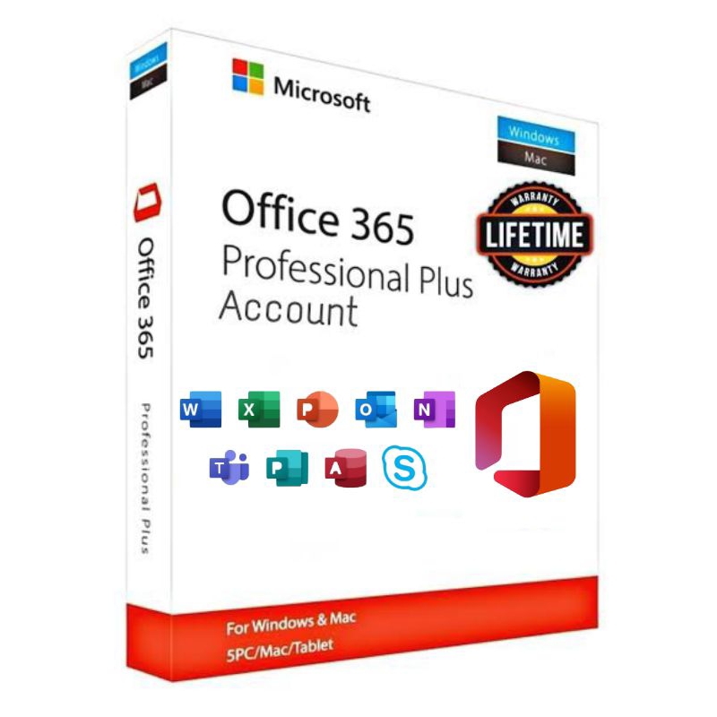 ภาพหน้าปกสินค้าOffice 365 - กำหนดชื่อได้ ตลอดชีพ ลงได้ 5 อุปกรณ์ ครบทุกโปรแกรม จากร้าน workshop บน Shopee