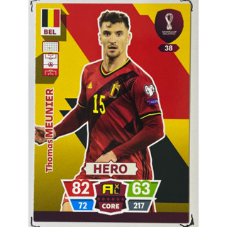 Thomas Meunier การ์ดนักฟุตบอล ฟุตบอลโลก Worldcup 2022 การ์ดสะสม belgium การ์ดนักเตะ เบลเยี่ยม เบลเยียม