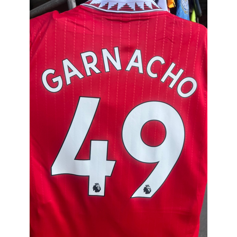 ชื่อติดเสื้อกีฬา-garnacho-พร้อมเบอร์17-49-รีดติดเองด้วยเตารีดได้