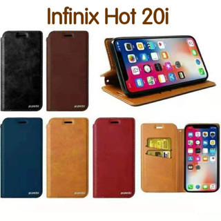 Infinix Note30/Hot20i/note12/G96เคสฝาพับSmart 6HD/Smart 6Plus/Hot12i/Hot12Playกระเป๋าเปิดปิดแบบแม่เหล็ก เก็บนามบัตรได้