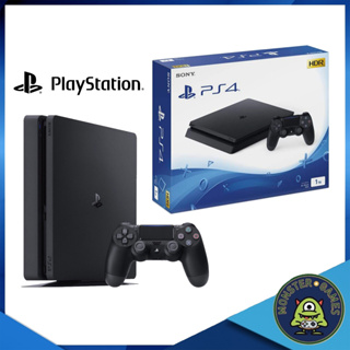 สินค้า เครื่อง PS4 Slim : Jet Black 1TB ประกันศูนย์ Sony Thailand 1 ปี (PlayStation4 Slim 1TB)(Ps4 Slim Console)(Ps4 Console)