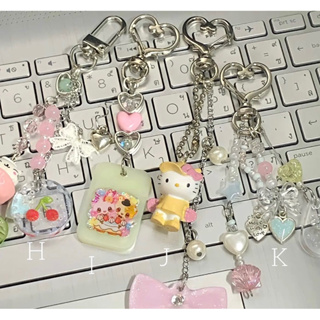 เบอร์ I Sanrio San-X Resin Keychain ♧°  handmade with love พวงกุญแจเรซิ่น พวงกุญแจลูกปัด