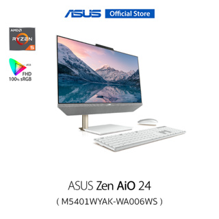 ภาพหน้าปกสินค้าASUS Zen AiO 24 (M5401WYAK-WA006WS), all-in-one, 23.8\" FHD, Ryzen 5 5625U, 16 GB Memory, 512GB SSD ที่เกี่ยวข้อง