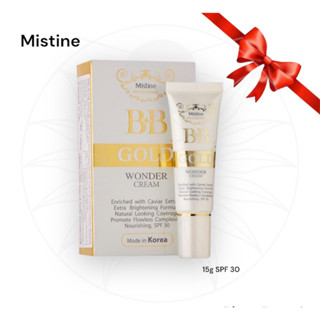 Mistine บีบี Gold Wonder Cream มิสทีน  โกลด์ ขนาด 15กรัม SPF30 PA+++