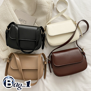 bag_1(BAG1723) กระเป๋าหนังผ้าสะพายไหล่ทรงกล่อง