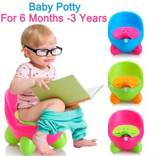 Abloom กระโถนนั่งถ่าย กระโถนฝึกขับถ่าย สำหรับเด็ก  Portable Baby Potty Toilet Bowl (3 สีให้เลือก)