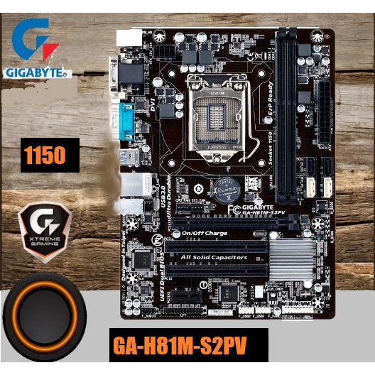 1150/MAINBOARD/GIGABYTE GAH81MS2PV/DDR3/GEN4 Shopee Thailand