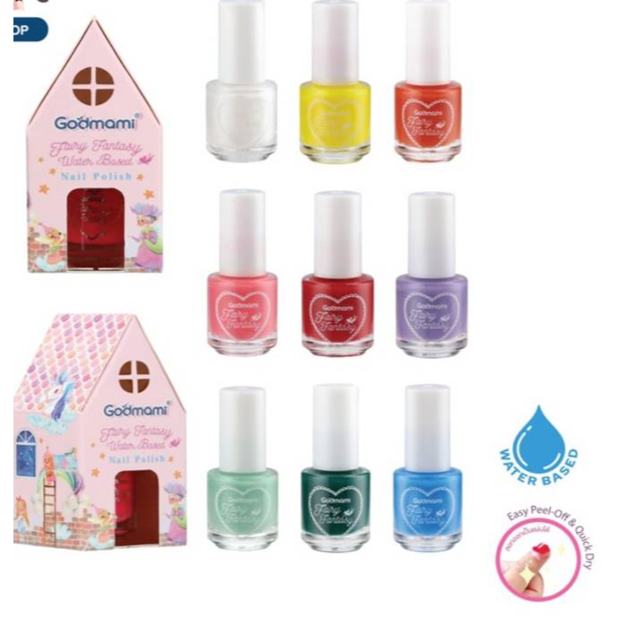 Godmami สีทาเล็บเด็กสูตร 2 in 1 สามารถลอกได้ ปราศจากสารเคมีอันตราย ติด ...