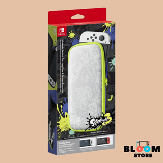 Nintendo Switch : Carrying Case &amp; Screen Protector ลาย Splatoon 3 Edition / กระเป๋าใส่เครื่อง Nintendo พร้อมฟิล์ม