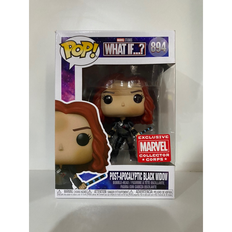 Funko Pop PostApocalyptic Black Widow Marvel What If Collector Corps Exclusive 894 Shopee