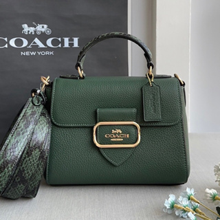 💚แท้💯 พร้อมส่ง💚Coach CE568 / CF320  Morgan Top Handle Satchel