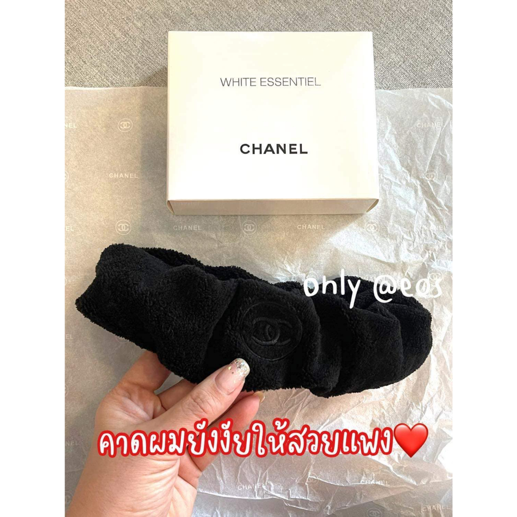 chanel-black-headband-พร้อมส่่ง