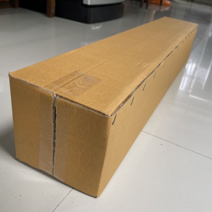 พร้อมส่ง-กล่องกระดาษ-15x15x90-ซม-กล่องกระดาษลูกฟูก-กล่องลูกฟูก-3-ชั้น-ทรงยาว-ทรงสูง-กล่องฝาชน-แข็งแรง-ทนทาน