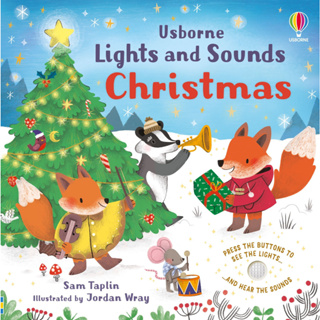 DKTODAY หนังสือ USBORNE LIGHTS AND SOUNDS CHRISTMAS (AGE 6+ MONTHS) **หนังสือมีเสียง**