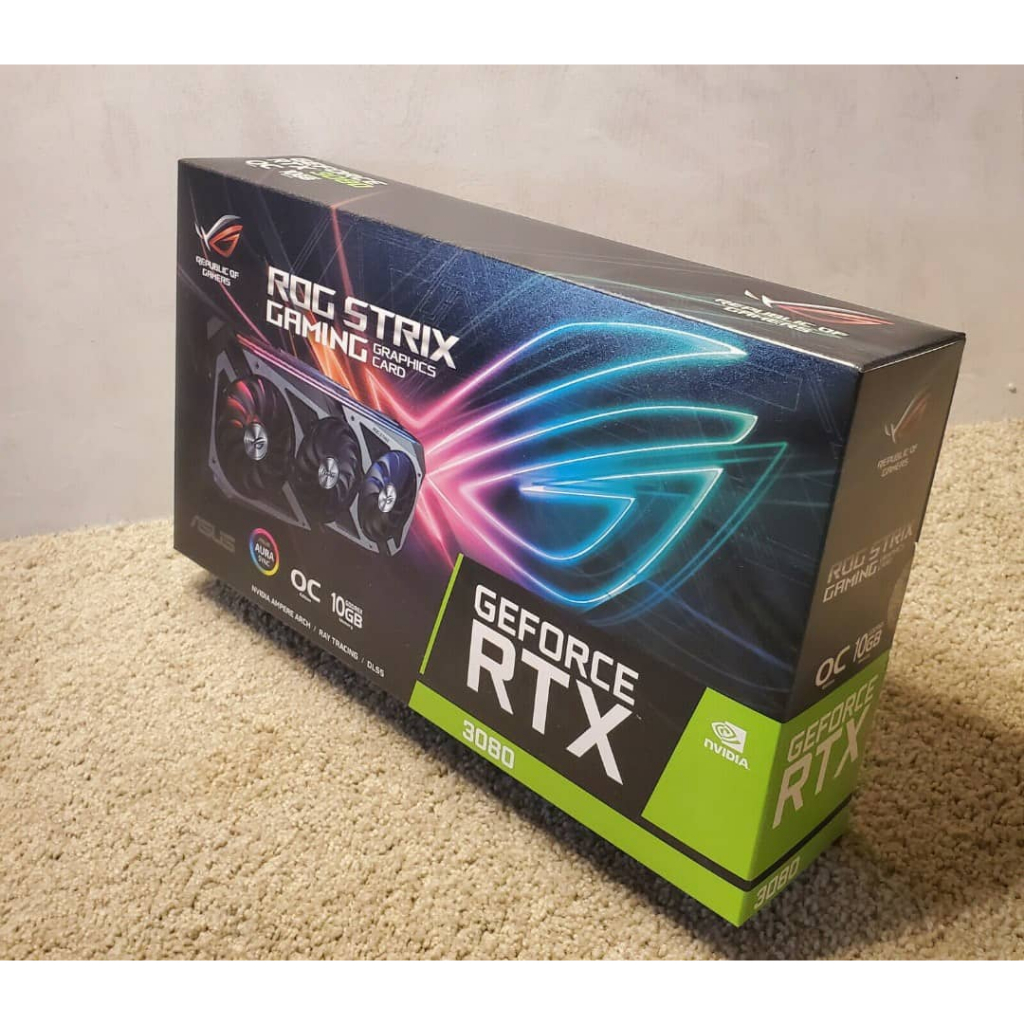 ASUS ROG STRIX GEFORCE RTX 3080 OC 10GB GRAPHICS CARD | Shopee Thailand