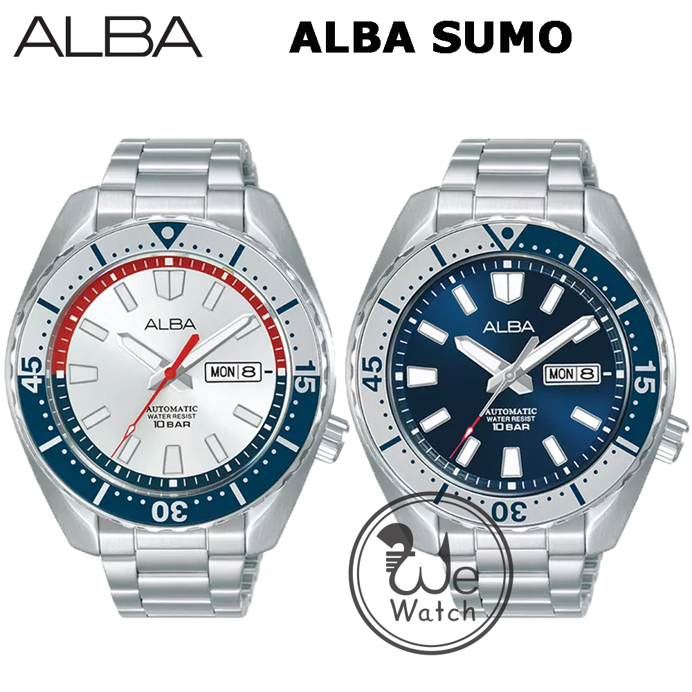 ALBA SUMO ของแท้ รุ่น AL4433X AL4435X นาฬิกาผู้ชาย Automaic ออโต้
