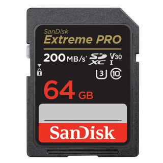 ภาพขนาดย่อของภาพหน้าปกสินค้าSanDisk 64GB Extreme PRO SDXC R200/W90 จากร้าน legendshopeemall บน Shopee