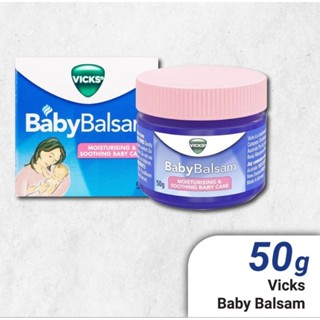 ภาพหน้าปกสินค้าจัดโปร ถูกที่สุดพร้อมส่ง💦Vicks Baby Balsam 50g ของแท้ พร้อมส่ง🔥ราคาส่งทักแชต🔥ล้อตexp. 07/25 ซึ่งคุณอาจชอบราคาและรีวิวของสินค้านี้