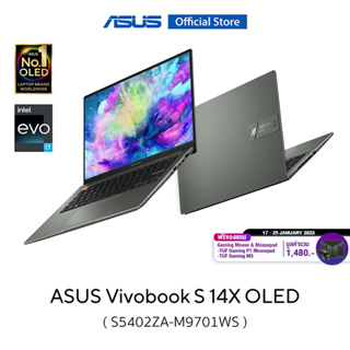 ภาพหน้าปกสินค้า[ฟรีของแถม] ASUS Vivobook S 14X OLED (S5402ZA-M9701WS), 14.5 inch thin and light laptop, Intel 12th Gen Core i7 12700H, 16 GB DDR4, 1TB PCIe 4.0 SSD, 1.33 kg lightweight ที่เกี่ยวข้อง