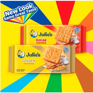 Julies crackers จูลี่ส์แครกเกอร์ ขนมปังกรอบ มี 2 รสชาติ