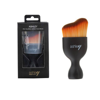 แอชลี่ย์ AA-156 เทเลอริ่ง เคิร์ฟว เฟส บรัช ASHLEY Pro Tailoring Curved Face Bace Brush แปรงเกลี่ยรองพื้น ขนแปรงมีความหนา