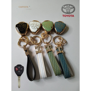 พร้อมส่ง เคสกุญแจรถยนต์ Tpu สําหรับ Toyota Camry Corolla Avalon Venza Vios Yaris 4 ปุ่ม