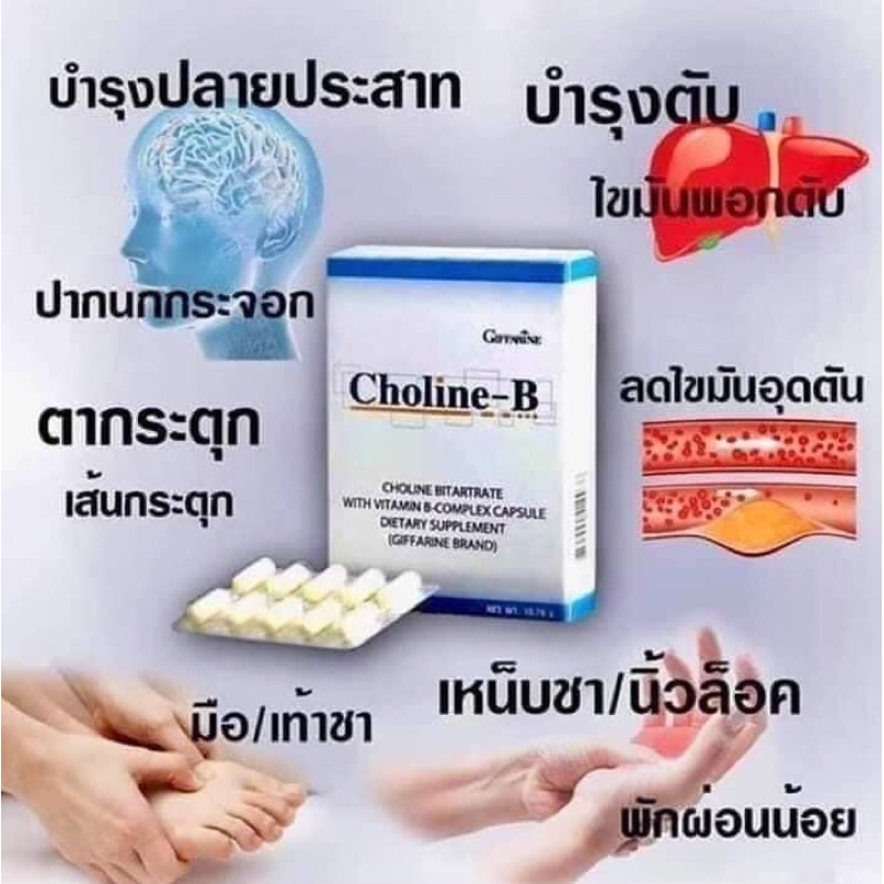 โคลีนบี-กิฟฟารีน-ส่งฟรี-อาหารบำรุงสมองของแท้