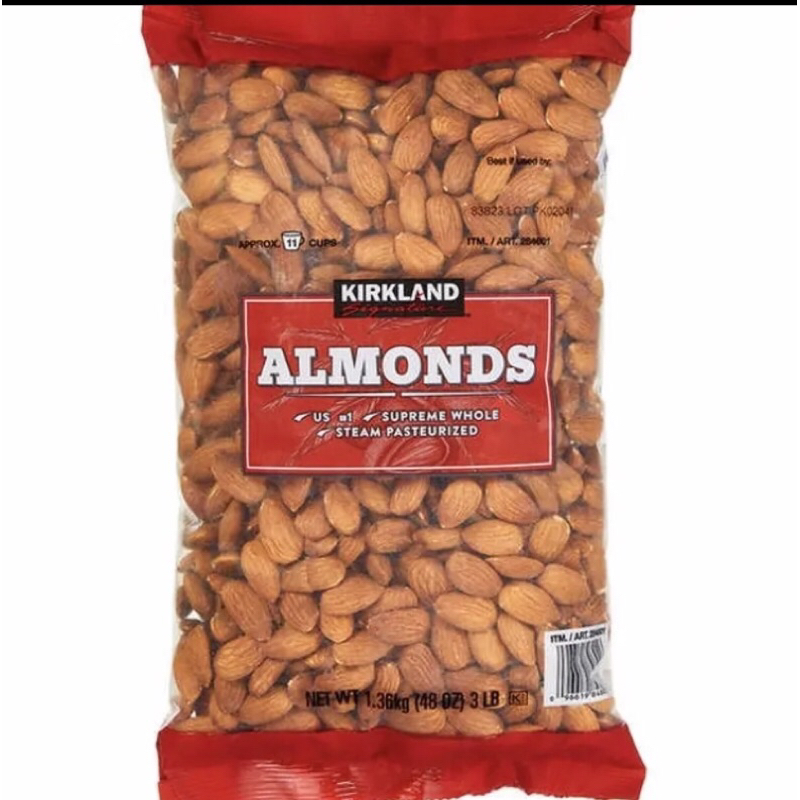Almonds Kirkland Signature 1.36 kg.(3lbs.) Shopee Thailand