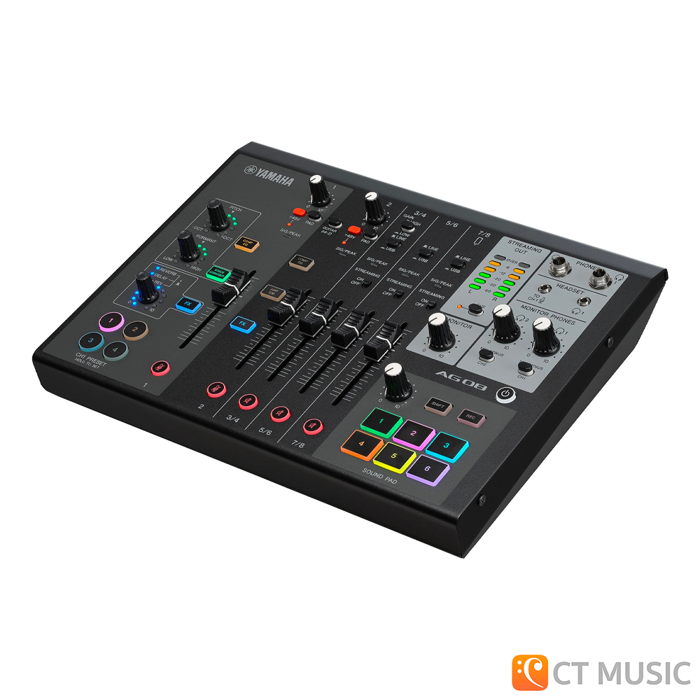 yamaha-ag08-live-streaming-mixer-มิกเซอร์