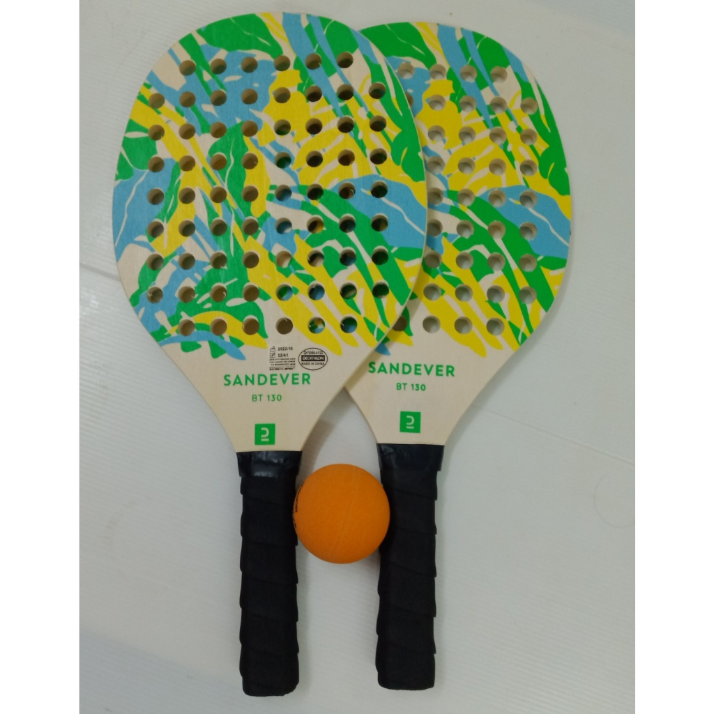 ภาพหน้าปกสินค้าไม้เทนนิสชายหาด Beach Tennis Racket Set SANDEVER รุ่น BTR160 จากร้าน dani_global_shop บน Shopee