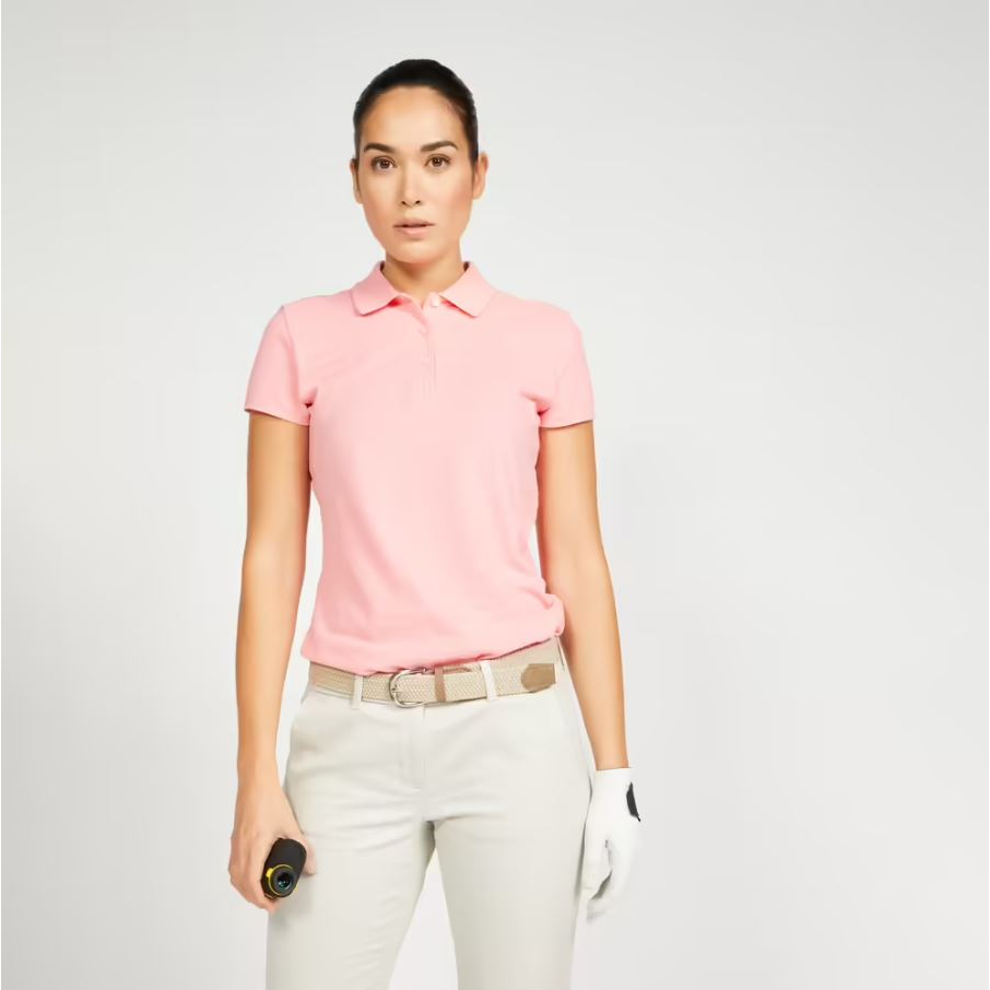 เสื้อโปโลคอกปก-สำหรับเล่นกอล์ฟ-แขนสั้นของผู้หญิง-womens-golf-short-sleeved-polo-shirt