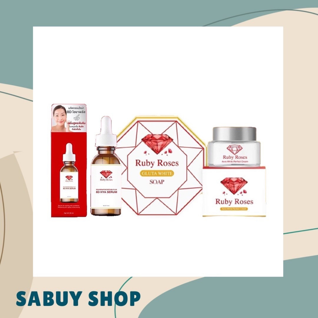 Ruby Roses รับบี้โรส ครีม /สบู่ /เซรั่ม /กันแดด (ราคาต่อชิ้น) | Shopee ...
