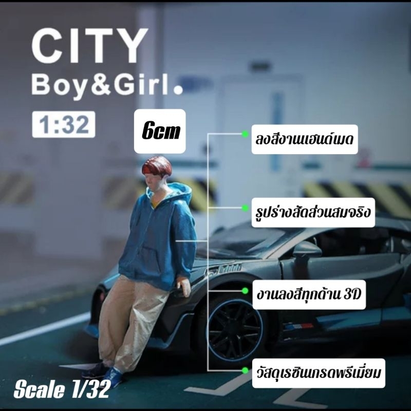 figure-โมเดลคน-set-city-boy-สเกล-1-32-สูง-6cm-new