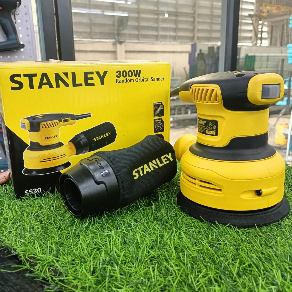 stanley-เครื่องขัดกระดาษทรายกลม-5-นิ้ว-300-วัตต์-ปรับรอบได้