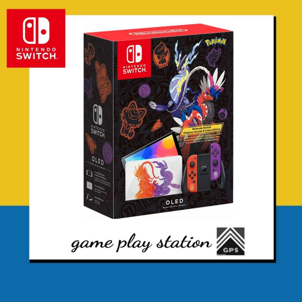 nintendo switch console oled model pokemon scarlet & violet edition ...
