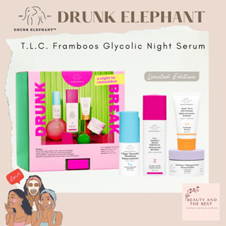 [พร้อมส่ง/แท้💯] DRUNK ELEPHANT T.L.C. Framboos™ Glycolic Night Serum 50 ml.